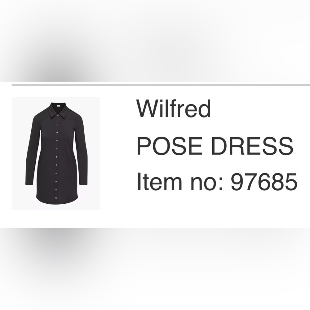 Wilfred POSE Black Dress